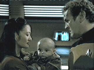 Rosalind Chao and Colm Meaney